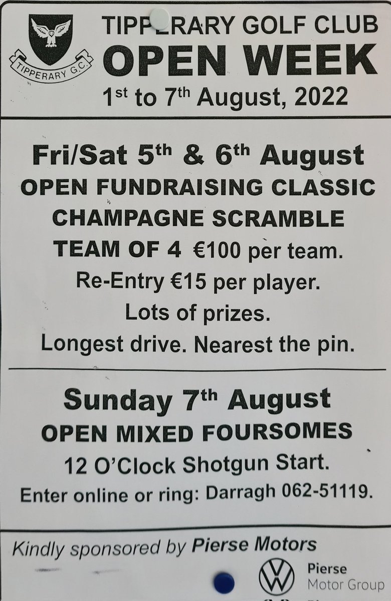 Tipperary Golf Club tweet media