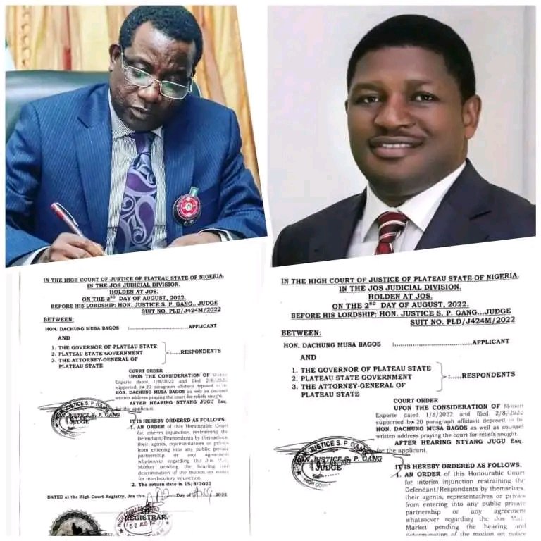JUST IN: Hon Bagos moves to uptain injunction stopping Plateau state Gov from signing MOU with Jaiz bank. Arguments for and against the MOU has filled social media space whether right or wrong a good number of the people of Plateau State are not comfortable with the arrangement.
