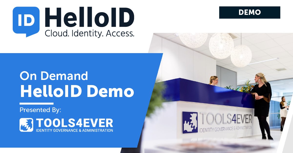 Tools4ever's tweet image. Curious to learn more about HelloID User Provisioning?  

Our On Demand Demo gives you a high-level overview of the module in just 10 minutes! Click the link to check it out!

bit.ly/3cZ11rg