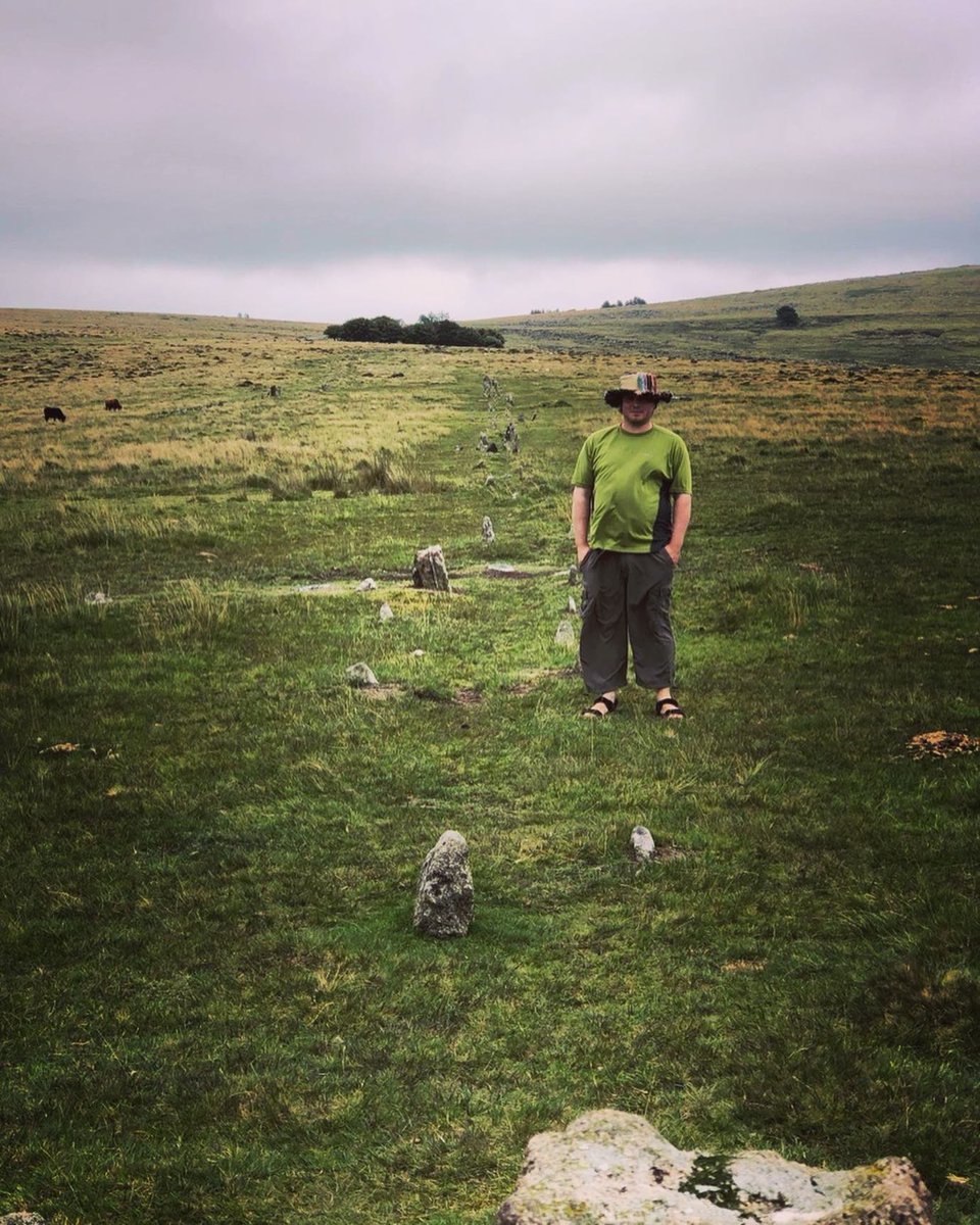 tejturner's tweet photo. Me at Merrivale #Prehistoric Settlement

#megalith #megalithic #megalithicmarvels #dartmoor #stonerows #standingstones https://t.co/E0CtEabPpt
