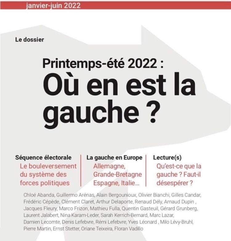 GSU (@gsu) on Twitter photo 📬 | Contribution à la revue de l'OURS
Le <a href="/GSU/">GSU</a> a le plaisir de vous annoncer sa participation à la revue de <a href="/lours_org/">OURS Office universitaire de recherche socialiste</a> consacrée à la gauche.
Vous retrouverez dans ce numéro l'article «La gauche au défi de sa recomposition» écrit par <a href="/marco_frizon/">Marco Frizon</a>, <a href="/oriane_lt/">Oriane</a> & <a href="/clocacao21/">✨ Chloé est repartie (momentanément) ✨</a>. 1/2 📬 | Contribution à la revue de l'OURS
Le <a href="/GSU/">GSU</a> a le plaisir de vous annoncer sa participation à la revue de <a href="/lours_org/">OURS Office universitaire de recherche socialiste</a> consacrée à la gauche.
Vous retrouverez dans ce numéro l'article «La gauche au défi de sa recomposition» écrit par <a href="/marco_frizon/">Marco Frizon</a>, <a href="/oriane_lt/">Oriane</a> & <a href="/clocacao21/">✨ Chloé est repartie (momentanément) ✨</a>. 1/2