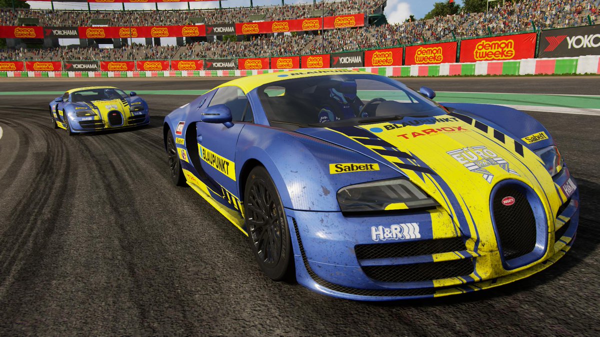 zyun_hitokoto's tweet photo. #GT7 を久しぶりに起動したら5000万Crもらえて、そのCrでR30買えたわ(Cr無いなった)
ついでに #GRIDLegend に収録されてるヴェイロンのこのリバリー気に入った！
 #PS4share https://t.co/YYYlzy7tmz
