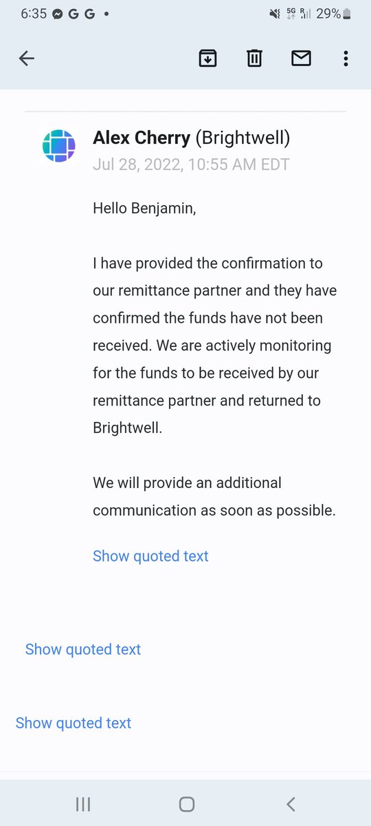 BennyCMusic's tweet photo. @RevolutApp pended my money for twenty days then reverted it to the wrong place. No idea where my money is. Been over a month. It took me ages to get to why, but it was because it said "NCL Bahamas LTD" in the transfer details, so they assumed the money was sent from theBahamas https://t.co/n2X3wFocUA