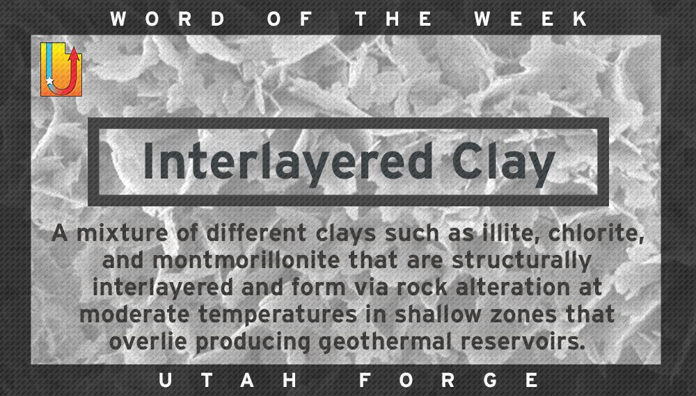 utahforge's tweet photo. This week's word of the week is 'Interlayered Clay'. Learn more geothermal vocabularies at https://t.co/l9MPOWB8pg 
#utahforge #geothermal #interlayeredclay https://t.co/3TFqjgzF6G