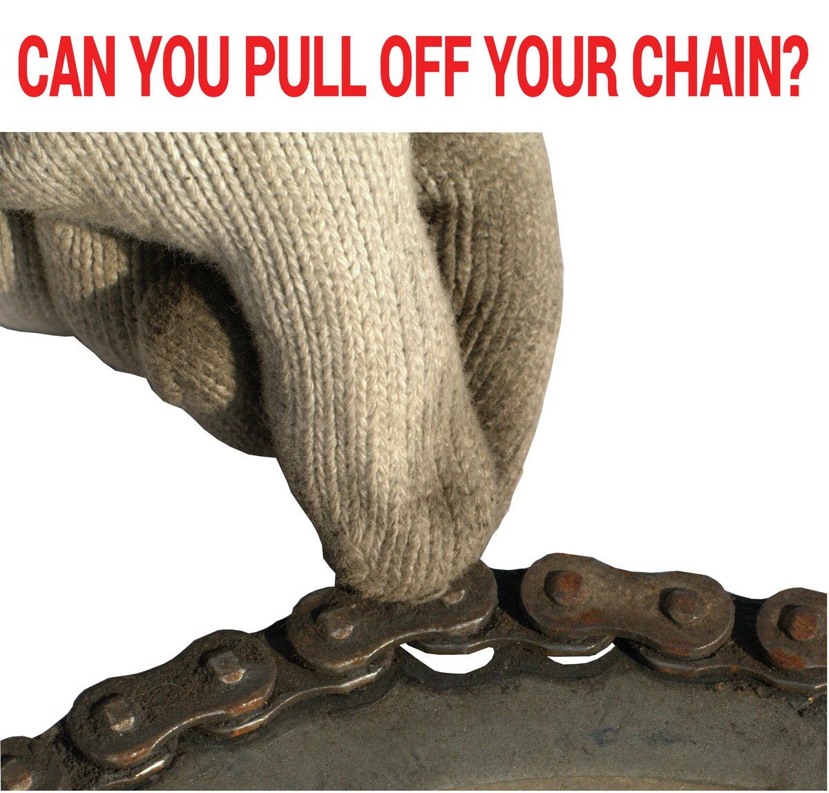 Can you lift your chain off the back of your sprocket?
This called Chain Flotation and is a warning sign of chain elongation. Elongation occurs as chains age and the internal pins and components start to wear. The chain should either be adjusted or replaced soon.