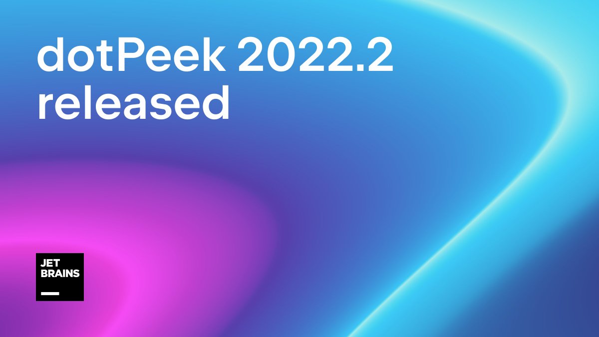 Introducing dotPeek 2022.2:

💪 An option to view high-level and low-level #csharp code in IL Viewer
💪 ReadyToRun and NGen assemblies in Assembly Explorer

Learn more: jetbrains.com/decompiler/wha… #dotnet