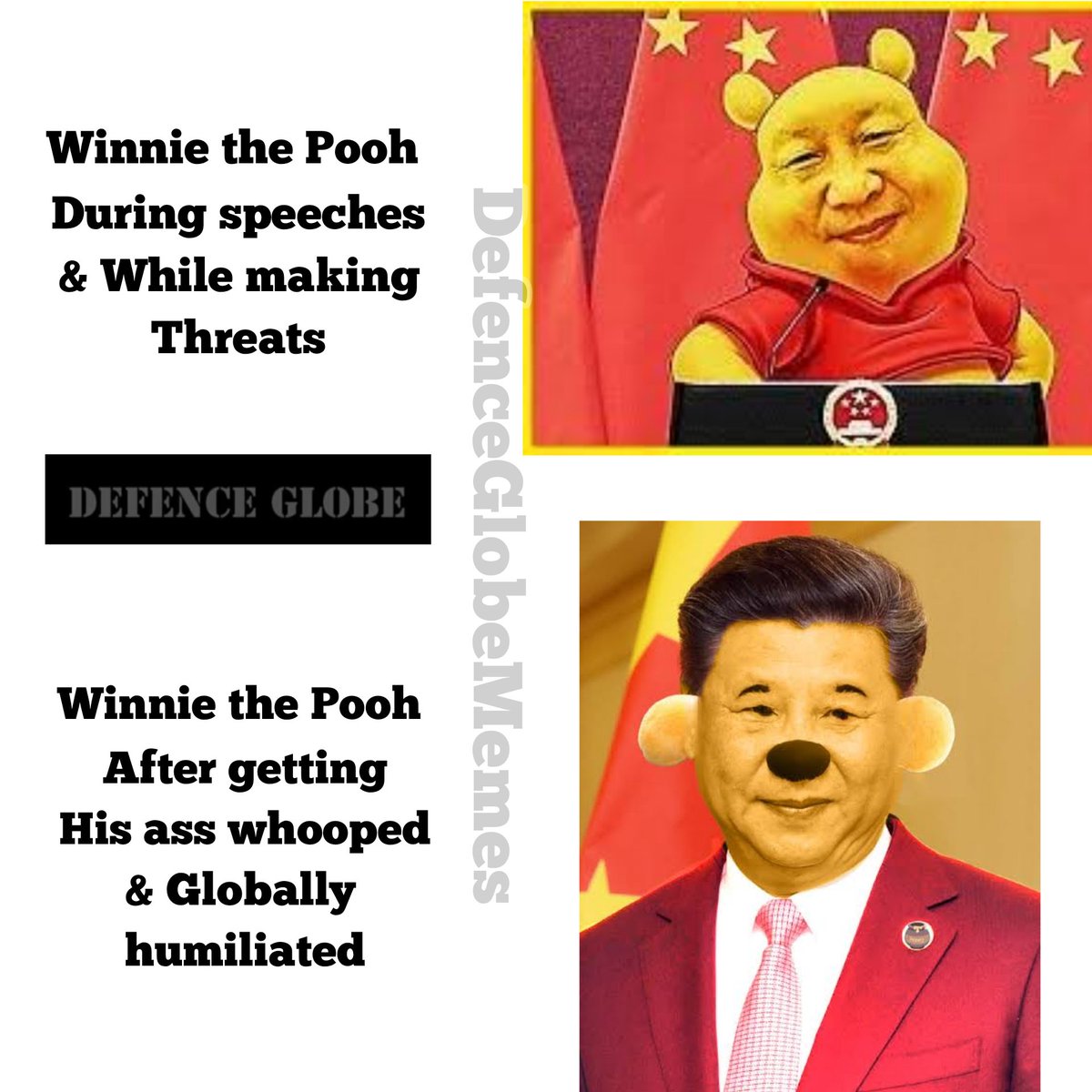 defenceglobe's tweet photo. New id soon 🍻

-HITESH ADHIKARI
#defenceglobememes #HITESHADHIKARI #hiteshadhikari #defenceglobeadmin #DEFENCEGLOBE #defenceglobe
#WinnieThePooh #ChinaTaiwan #china #ccpbots #50centarmy #taiwan #Pelosi https://t.co/vVNlWMtdmg
