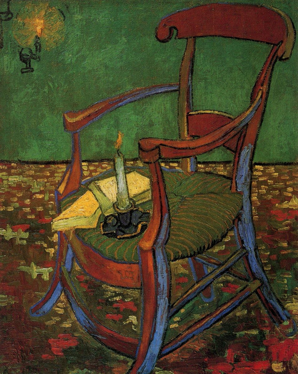 vangoghartist's tweet photo. Paul Gauguin's Armchair, 1888 #vincentvangogh #postimpressionism https://t.co/lAUzF6xZMW https://t.co/70nFl4q4gJ