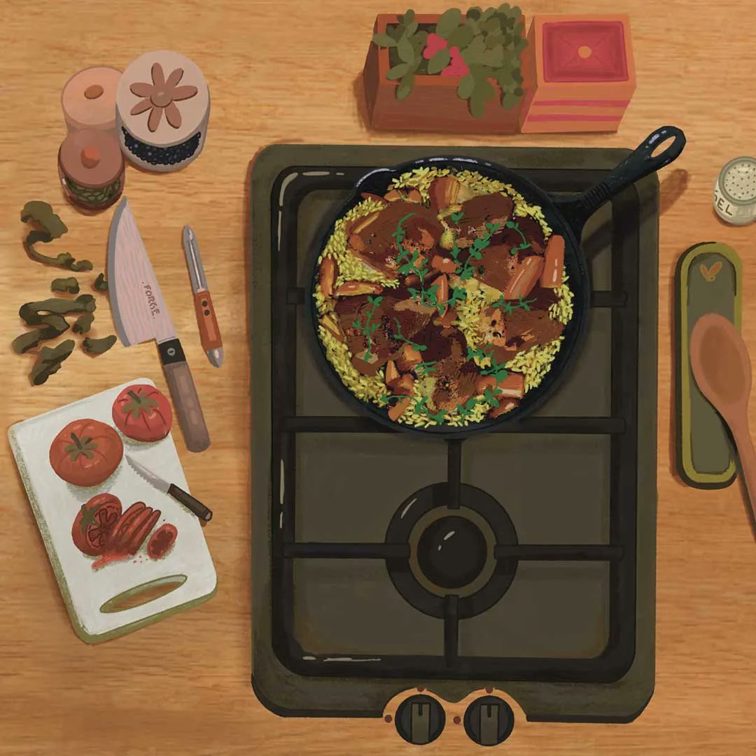 🥕🍴A little trip to the kitchen with <a href="/projet/">projet</a>.baluchon! 
I hope you have a great summer!