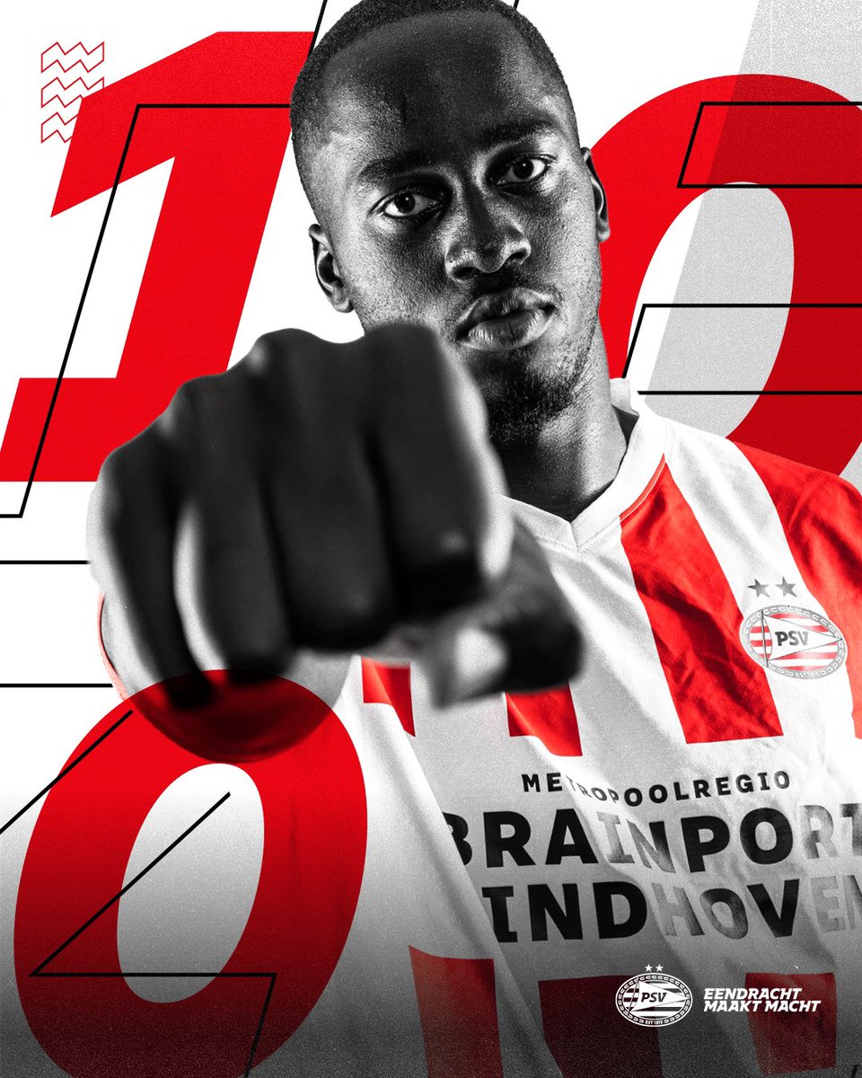 PSV's tweet photo. New member of the 💯 club 👊🏾

Congrats with this beautiful milestone Jordan Teze 🔴⚪️

#MONPSV #UCL https://t.co/r9iahcp0Qp
