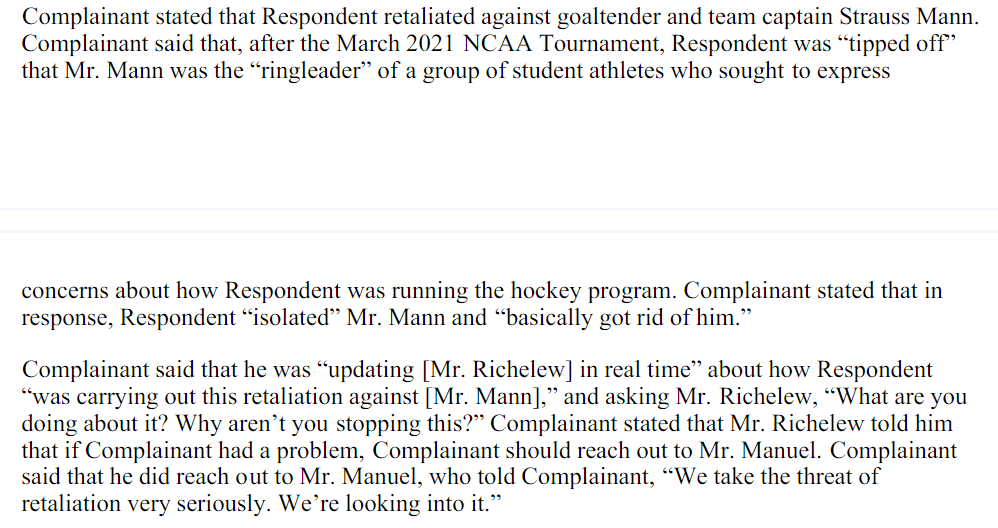 Strauss Mann put his career on the line to help those within the Michigan program, and Michigan in turn failed him. So many people at so many levels did nothing at all.