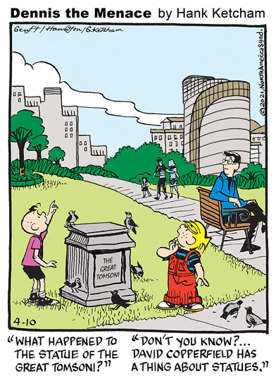 MrTeller's tweet image. Those sweet Senft brother artists share part II of their birthday tribute to Johnny Thompson, with a tip of the hat to @copperfield's Statue of Liberty vanish.