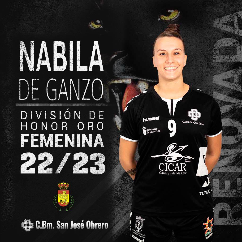🤝 #Renovacion

Nuestra capitana Nabila de Ganzo renueva su vinculación con el CICAR Lanzarote Ciudad de Arrecife de cara a la temporada 2022/2023. Una líder dentro y fuera de la cancha