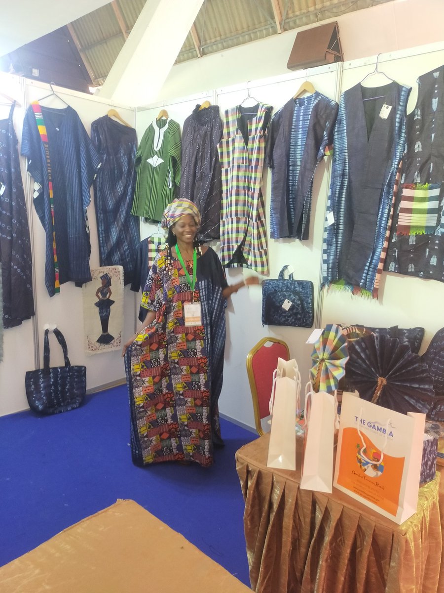 UniqueSecka's tweet photo. Secka unique glamour at 17th OIC member's Trade Fair Senegal https://t.co/Qtlz1HETNK