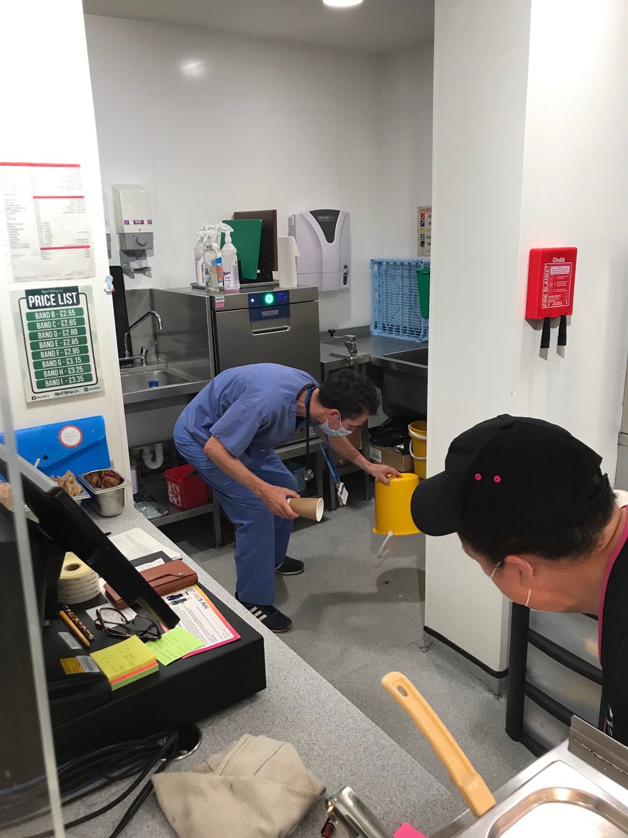 RespDoc's tweet image. A fitting way to end my final medical SpR on call shift - asked to relocate a spider.