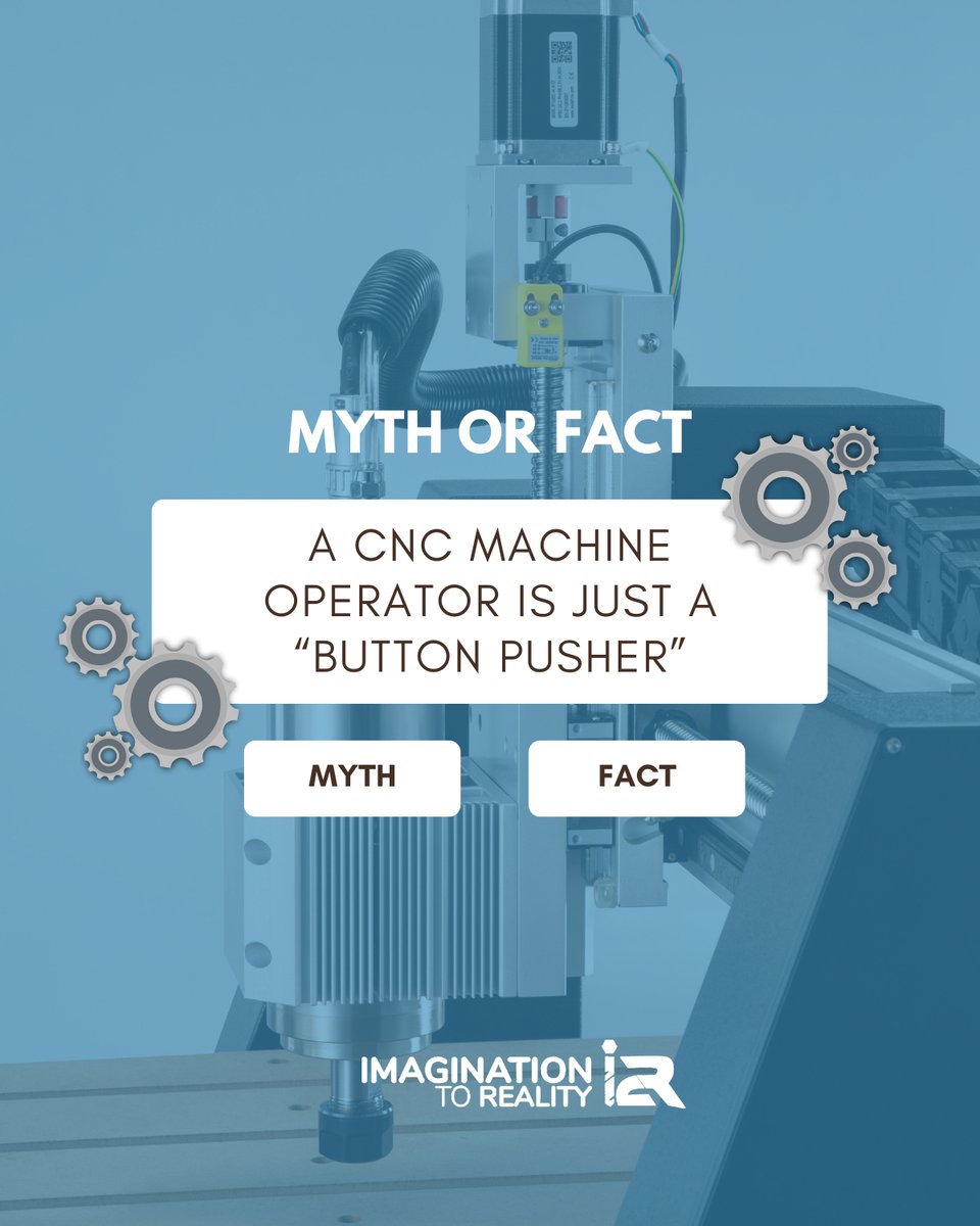 i2R_CNC's tweet photo. Although the CNC machine largely handles the labor, this valuable craft necessitates trained, knowledgeable people at all levels. 

If you're ready to give CNC machining a go, visit https://t.co/yDIIgFX6jd https://t.co/wKEW3zALRC