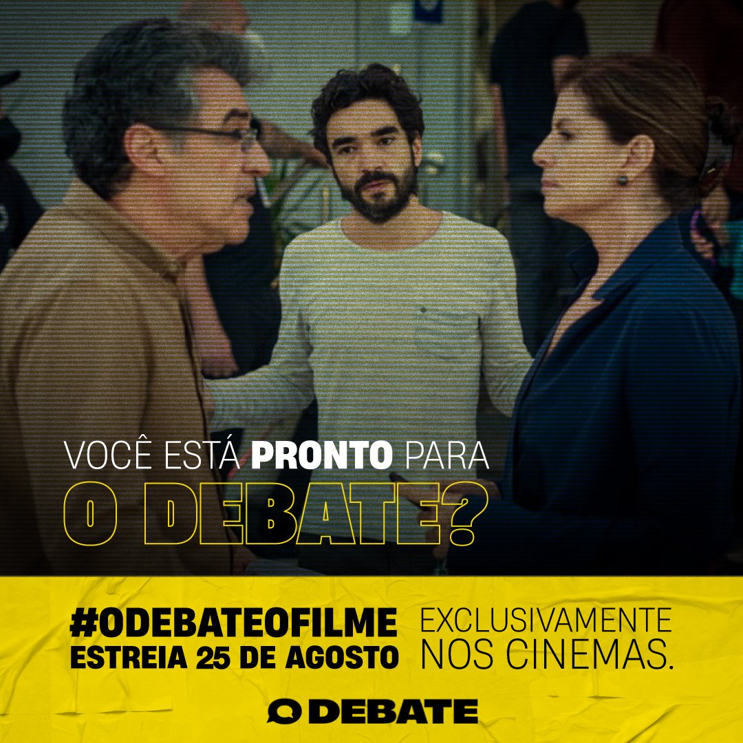 ODebateOFilme's tweet photo. Tem algum debate que você não perde de jeito algum?

Então saiba que: #ODebateOFilme estreia 25 de agosto, exclusivamente nos cinemas.

#GirosFilmes #SulAudiovisual #QueremosODebate https://t.co/fA9ZXFsjOy