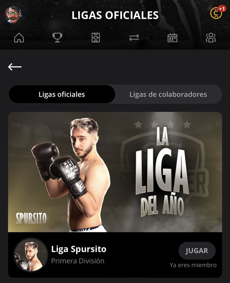 Spursito's tweet photo. os podéis meter desde el link o directamente yendo a Biwenger y os sale la primera en las Ligas Oficiales de la aplicación.

Seguiré las jornadas en stream viendo quién va primero y todo el tema así que dadle caña. https://t.co/7jNFNIXQ9H
