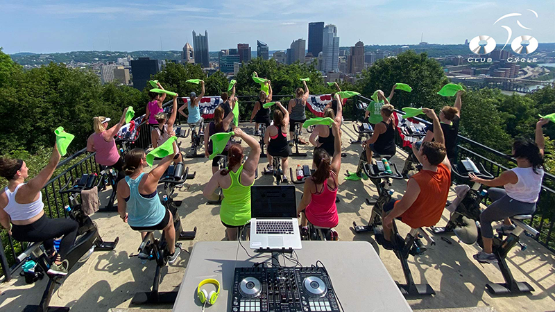 ClubCycle's tweet photo. Experience an Outdoor Spin™ Class With A View! - https://t.co/yVfsu95BKL https://t.co/XKX5fGrDMJ