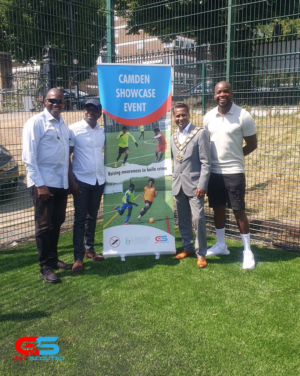 GScouted's tweet photo. A BIG thank you @Nash_Ali21, @trots87 for attending our Camden Knife Crime/Football Showcase event and giving inspiring words to the young footballers. Also, thank you to @camden_giving. https://t.co/hFew35kvRY