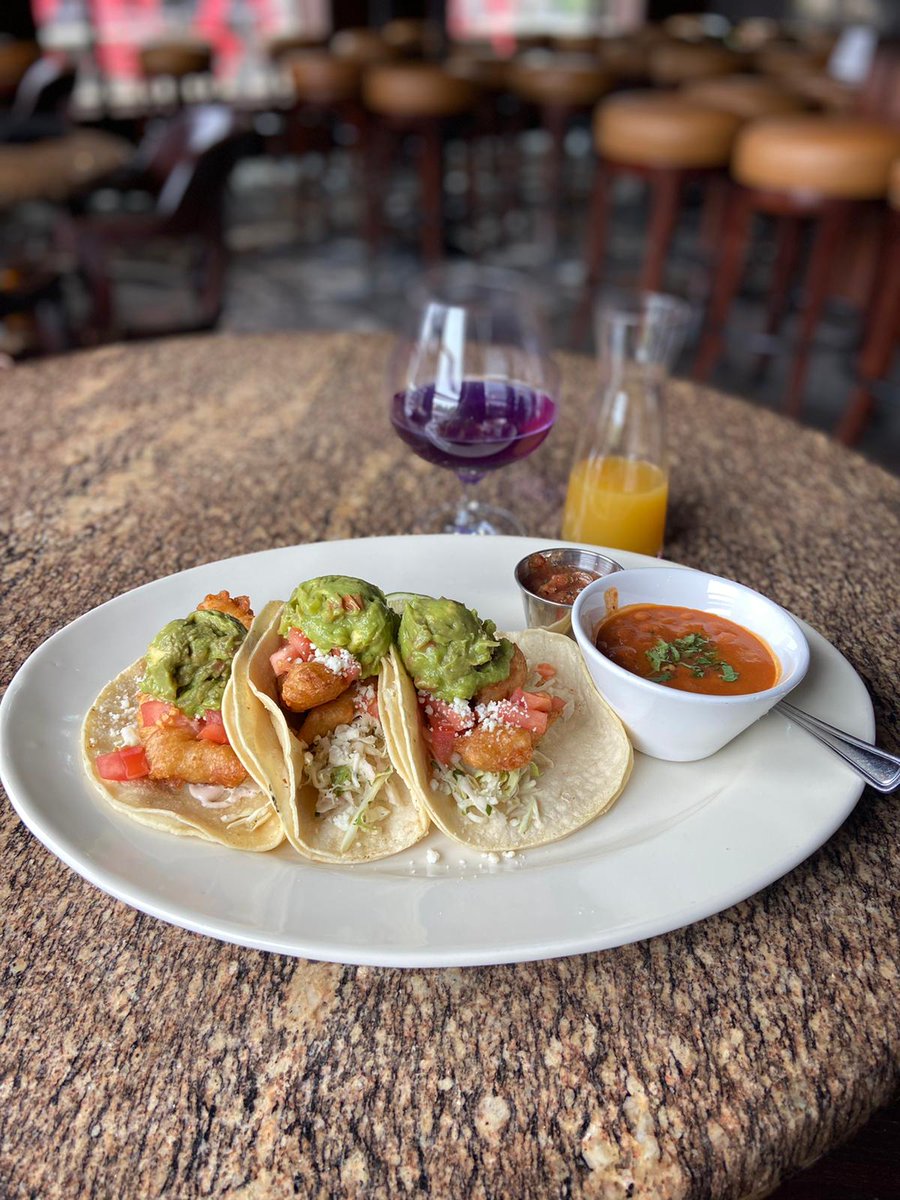 manzanagrill's tweet photo. Get your #TacoTuesday fix with our baja fish tacos! https://t.co/SJJUshtfGh