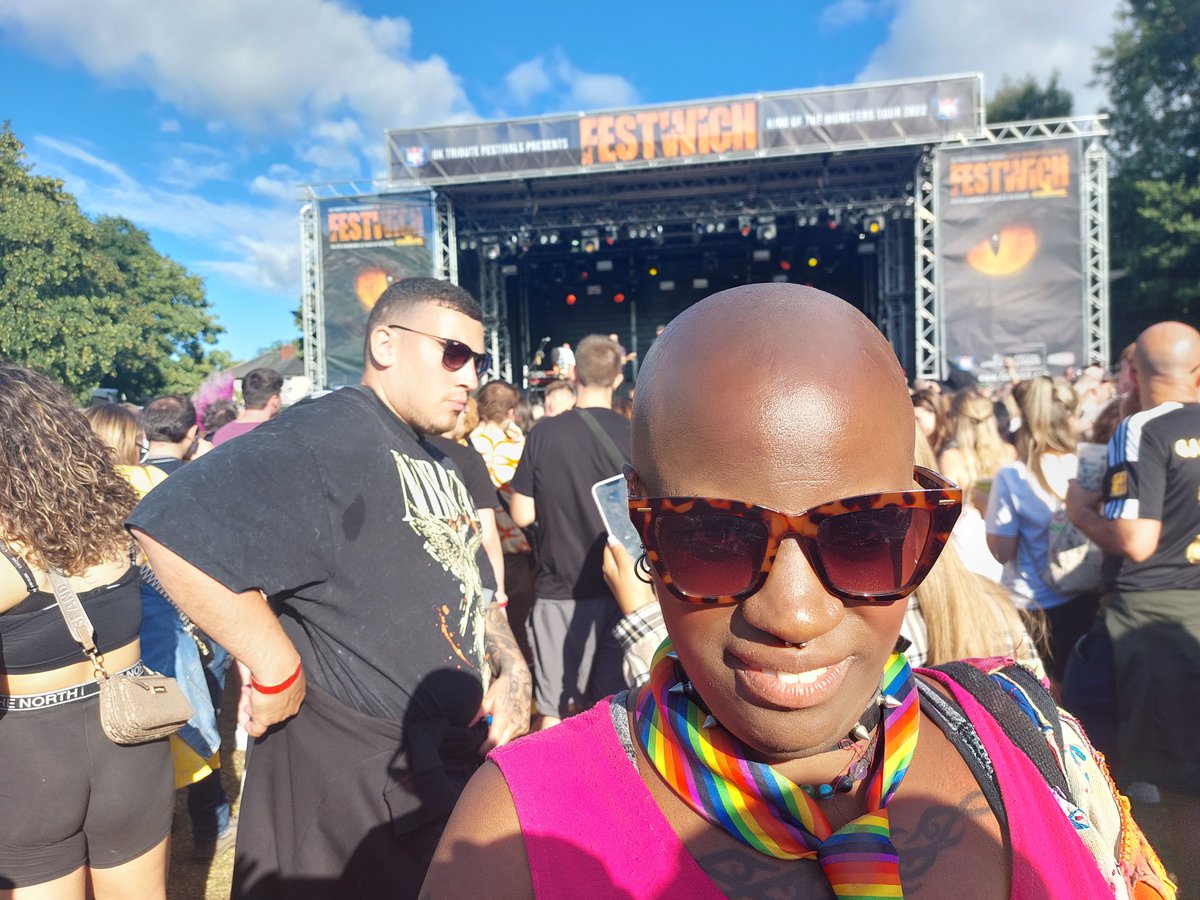 Northern_HC's tweet photo. One of our Adamson House residents was supported to attend #Festwich music festival over the weekend. She loves music and not a day goes by where she isnโt listening or singing along to music! After a soggy first day, the sun made an appearance and was shining for day 2! ๐ถ https://t.co/TFOvztzXrz