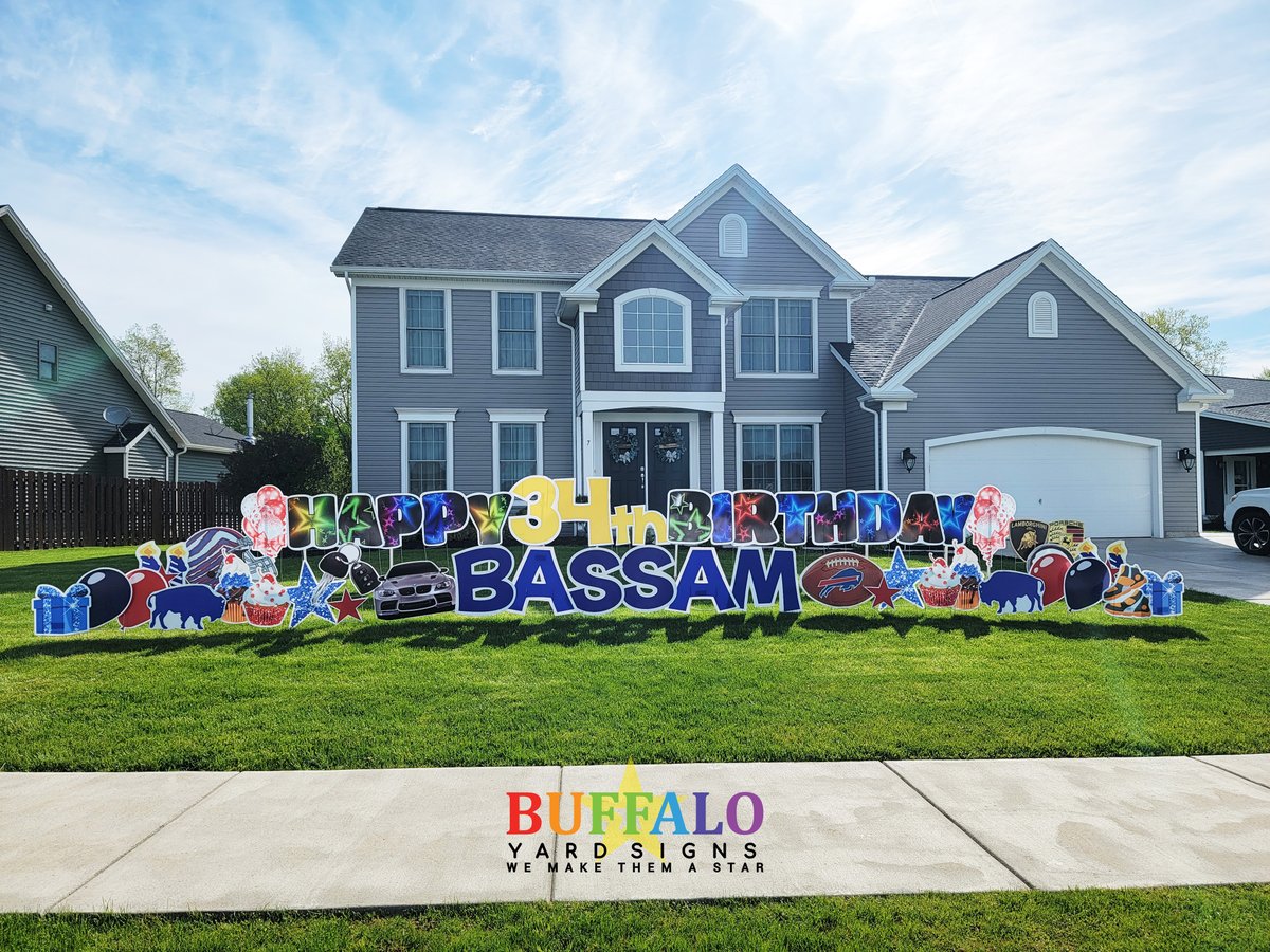 Buffalo Yard Signs tweet media