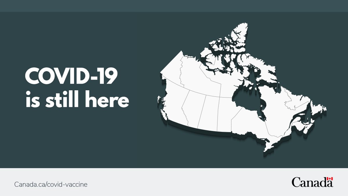 GovCanHealth's tweet photo. #Covid19 is still circulating in Canada.

We can all do our part to help keep our communities healthy by keeping up-to-date with your #CovidVaccines 

Learn more: https://t.co/8GtD9HUvdq https://t.co/eIzUF7Rnhy