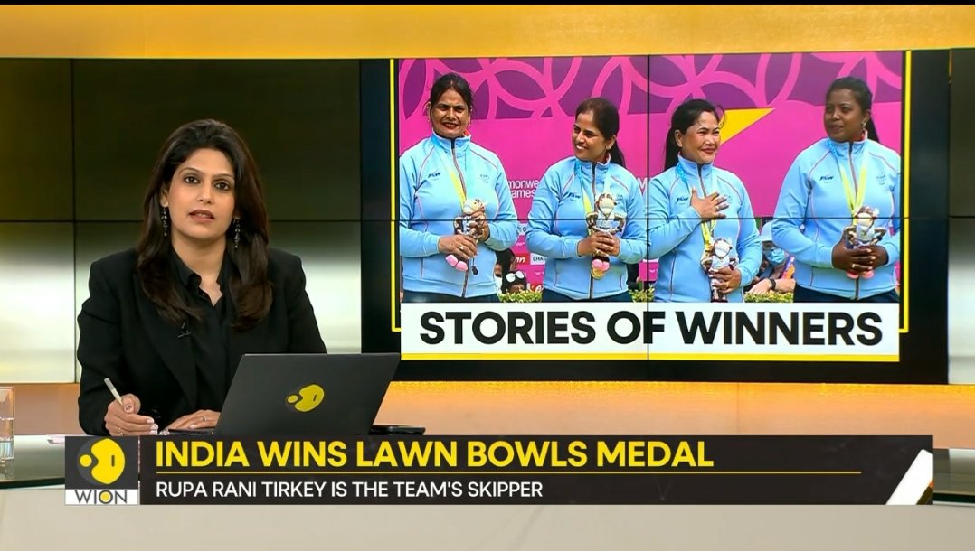 KaranSRathod_07's tweet photo. Indian women create history at CWG 2022 by winning 🥇 in Lawn Bowl 🇮🇳🇮🇳🇮🇳🇮🇳👌👌👏👏👍✌️

@palkisu @WIONews 

#LawnBowl #Jharkhand #wion #noida #CWG2022India #CWG  #india #southafrica #delhi #lovely #pinki #nayanmoni #rupa #CommonwealthGames #pvsindhu #palkisharma #MirabaiChanu https://t.co/11F14MnDIw