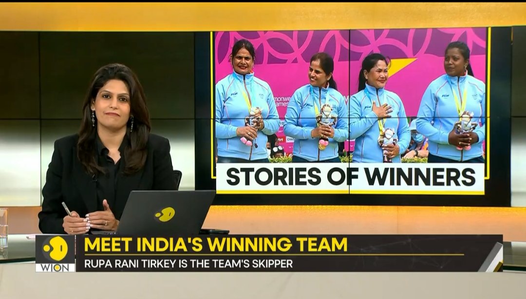 KaranSRathod_07's tweet photo. Indian women create history at CWG 2022 by winning 🥇 in Lawn Bowl 🇮🇳🇮🇳🇮🇳🇮🇳👌👌👏👏👍✌️

@palkisu @WIONews 

#LawnBowl #Jharkhand #wion #noida #CWG2022India #CWG  #india #southafrica #delhi #lovely #pinki #nayanmoni #rupa #CommonwealthGames #pvsindhu #palkisharma #MirabaiChanu https://t.co/11F14MnDIw