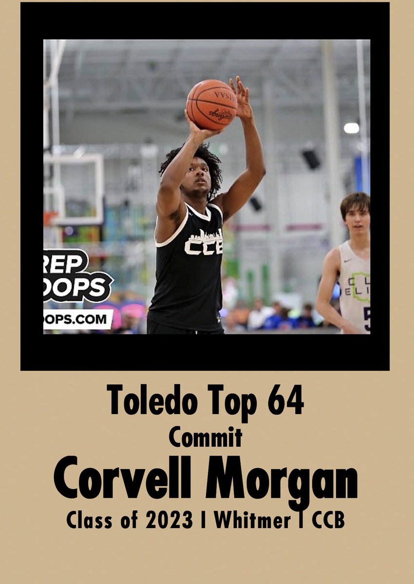 6’2 Corvell Morgan (2023) will be at the Toledo Top 64!

<a href="/CorvellMorgan/">corvell morgan</a> <a href="/WhitmerAthletic/">Whitmer Athletic</a> <a href="/CCB_Basketball/">CCB_Basketball</a>