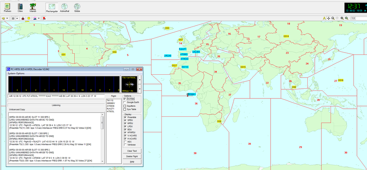 K7al_L3afta's tweet photo. So @flightradar24 is down, but the sky is never! HFDL / HF ACARS is always there!
#Airspy #HFDL #ACARS https://t.co/fdCs0ejGHM