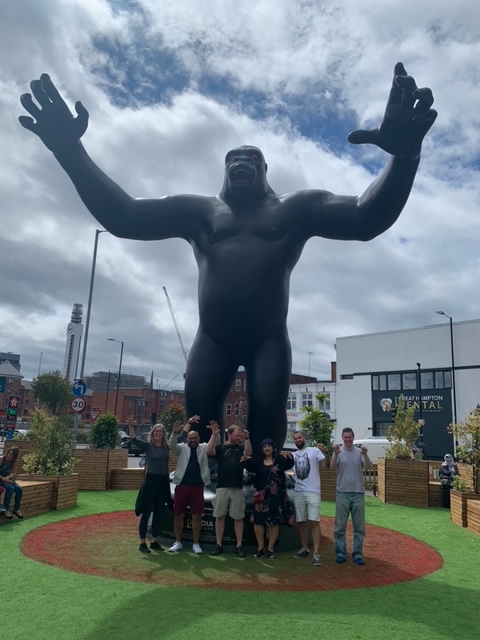 iizukasoft's tweet photo. Look - we found #KingKong! #Birmingham #B2022 https://t.co/S84DUNMoX4