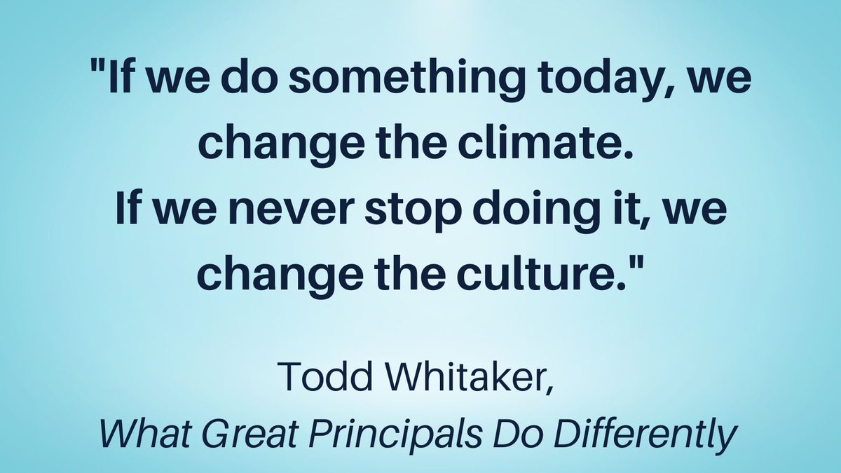 Important insight from the "Leadership Is Not an Event" chapter of What Great Principals Do Differently by <a href="/ToddWhitaker/">Todd Whitaker</a>🔑bit.ly/3uEqfRI #schoolculture #wgpdd