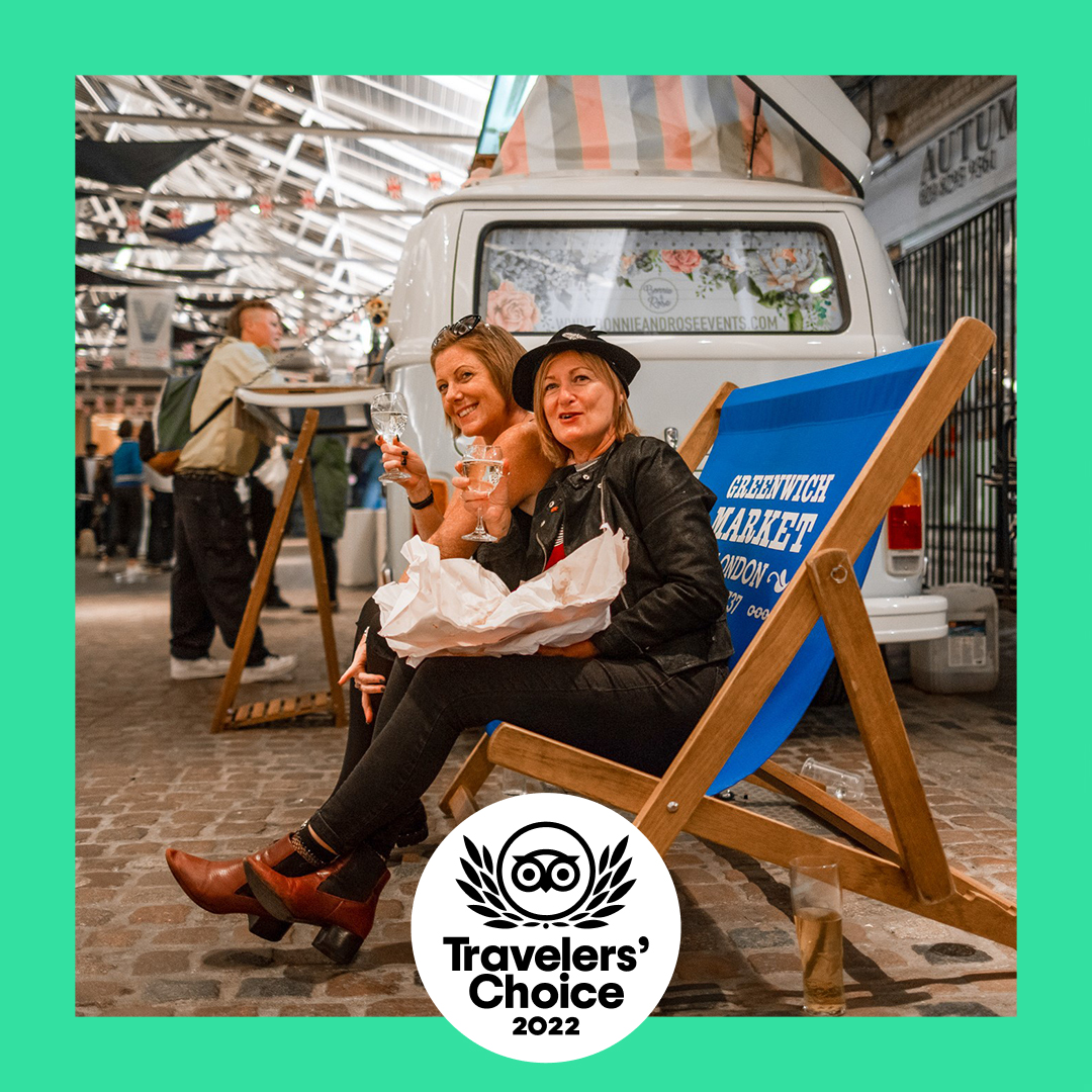 greenwichmkt's tweet image. Greenwich Market has been recognized by Tripadvisor as a 2022 #TravelersChoice award winner, ranking us in the top 10% of attractions in the WORLD🌍
Thank you for leaving us such glowing reviews. We hope you keep coming back to enjoy our wonderful, historic market💖
