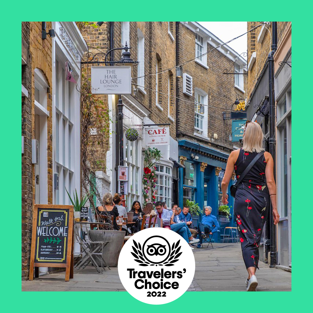 greenwichmkt's tweet image. Greenwich Market has been recognized by Tripadvisor as a 2022 #TravelersChoice award winner, ranking us in the top 10% of attractions in the WORLD🌍
Thank you for leaving us such glowing reviews. We hope you keep coming back to enjoy our wonderful, historic market💖