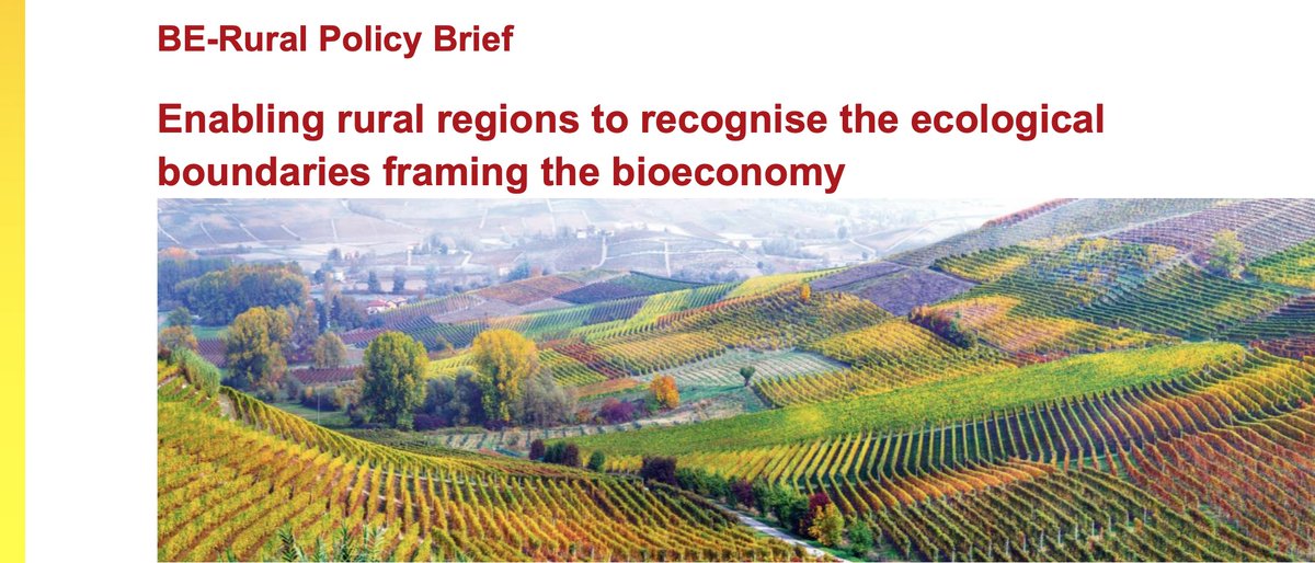 SCALE_UP_HEU's tweet photo. In order to ensure the #bioeconomy sustainably contributes to the green transformation of society, its ecological boundaries need to be recognised. This is an area which the #BErural team invested additional efforts in! Find out more in our policy brief: https://t.co/sE3Q0Qo27V https://t.co/sStTumMSaI
