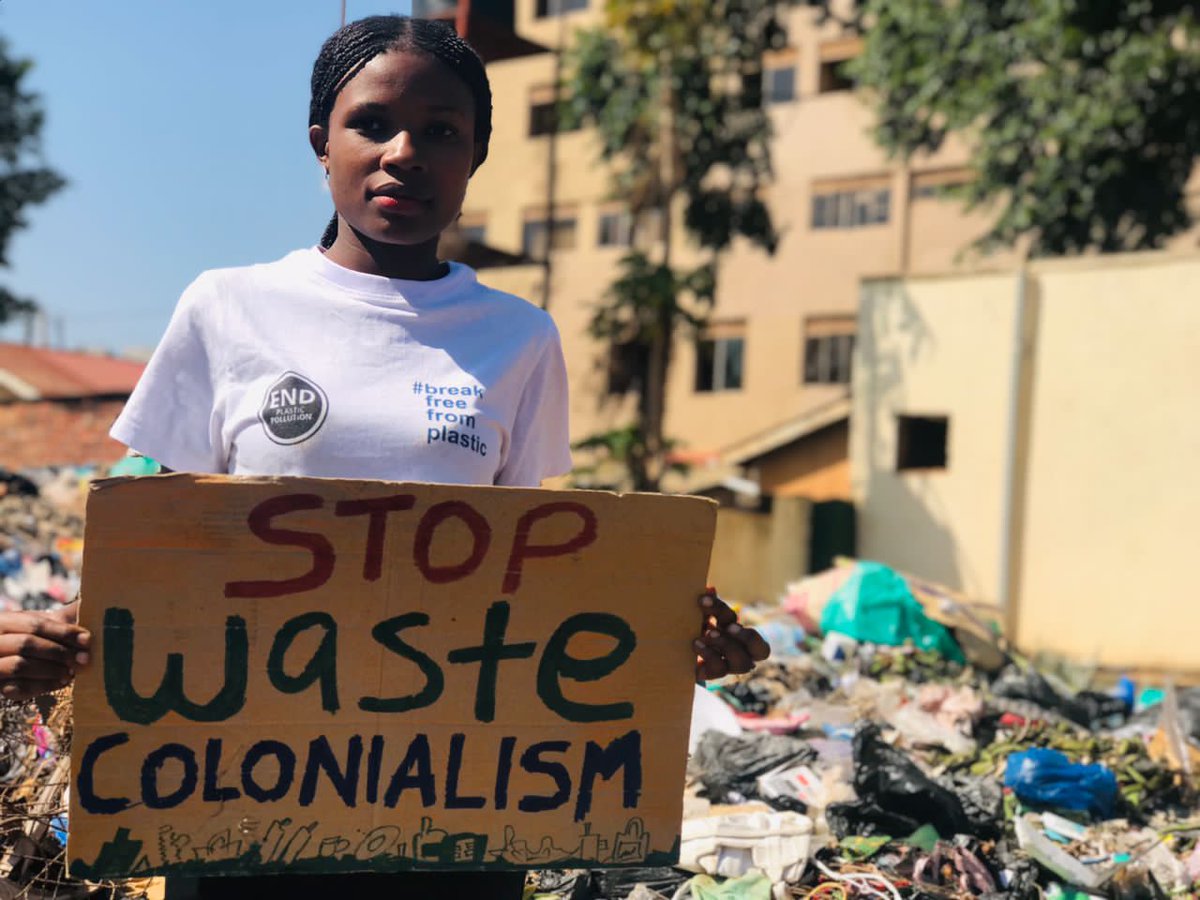 JoyceGwokyalya's tweet image. All countries should be responsible for how they produce, manage and dispose their waste. The practice of exporting waste from global-north to global-south countries is an environmental injustice.

Africa is not a dumping ground!
🚫#StopWasteColonialism #EndPlaticPollution