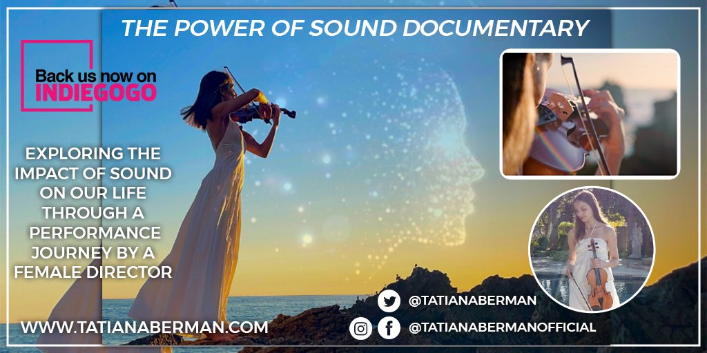 Kickfunding's tweet photo. The Power of Sound documentary https://t.co/2HEuhOiXrb @tatianaberman #indiegogo  #crowdfunding #crowdfund #film #documentary  #filmmaking #music #musicdocumentary #artistic  #documentaryfilm #documentaries #Documental https://t.co/ne5HAYylgT