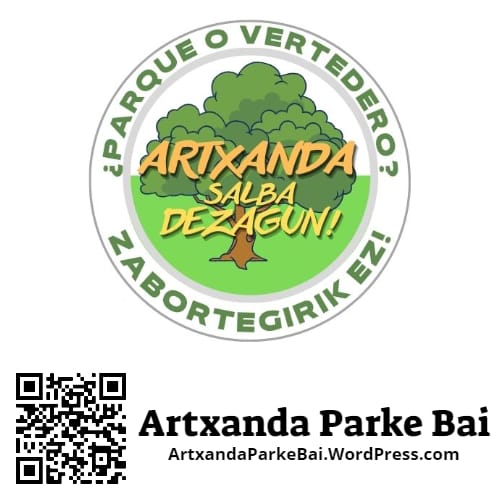 ZeroZaborBizkai's tweet photo. Artxanda Parke Bai, Zabortegirik ez!
Artxanda Parque, no un vertedero!

https://t.co/3E3t4s3cuY https://t.co/qbNSJry2Uy