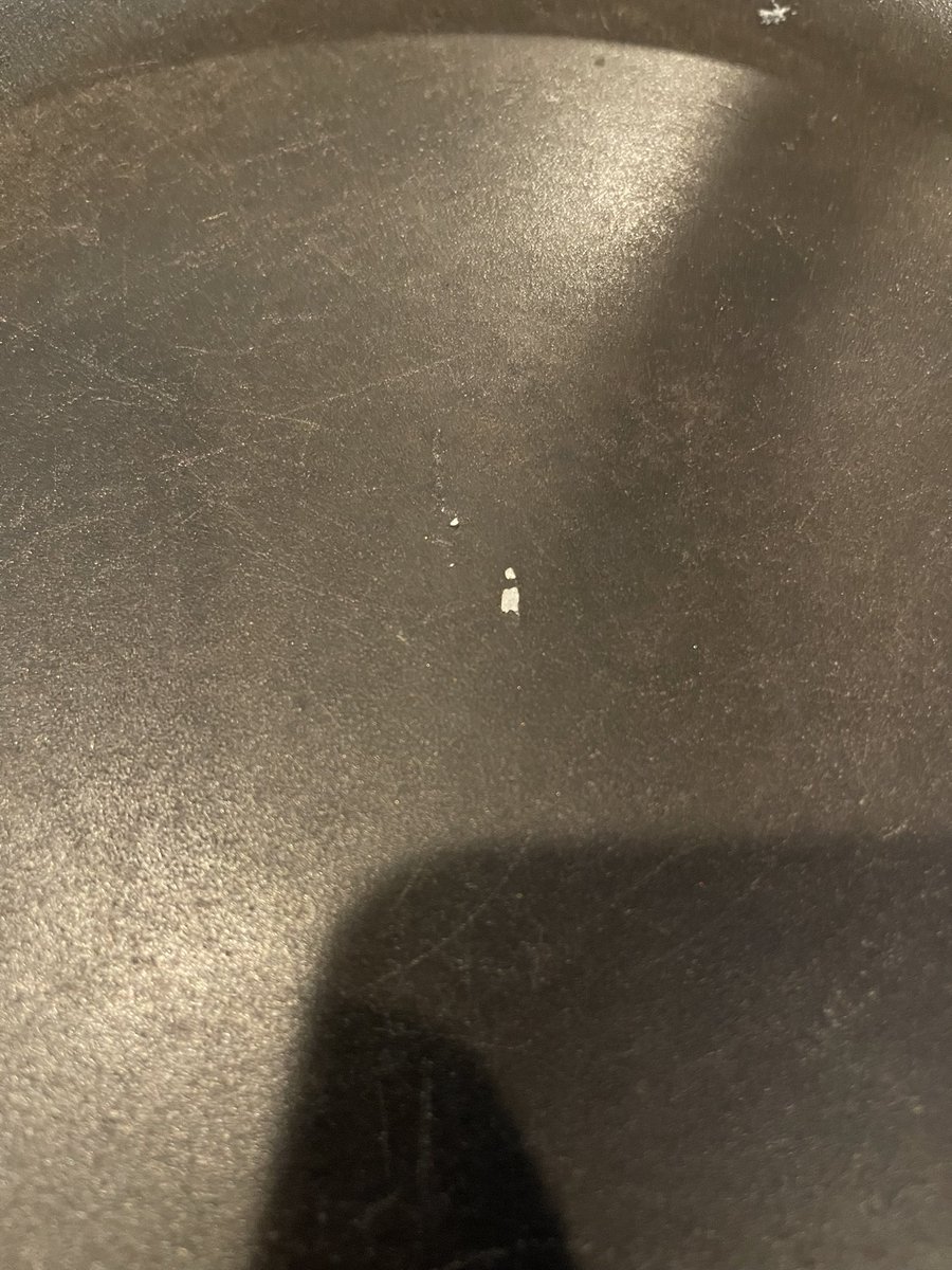 Life expectancy of a <a href="/misenkitchen/">Misen</a> pan 1.5 years? Caught this while cooking up eggs for my little kiddos. All silicone utensils and hand wash 90%. No bueno.