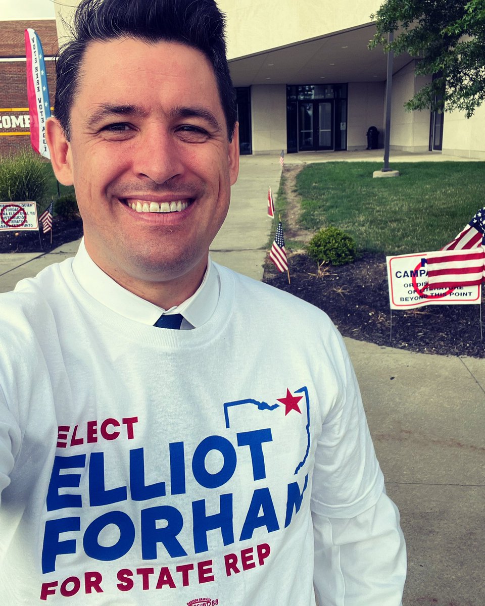 ForhanForOhio's tweet photo. Election Day is today! Get out and vote, Ohio! Polls close at 7:30 p.m. this evening! #GoodPollStanding #EastSide #ForhanForOhio https://t.co/YEBZQQUYBP