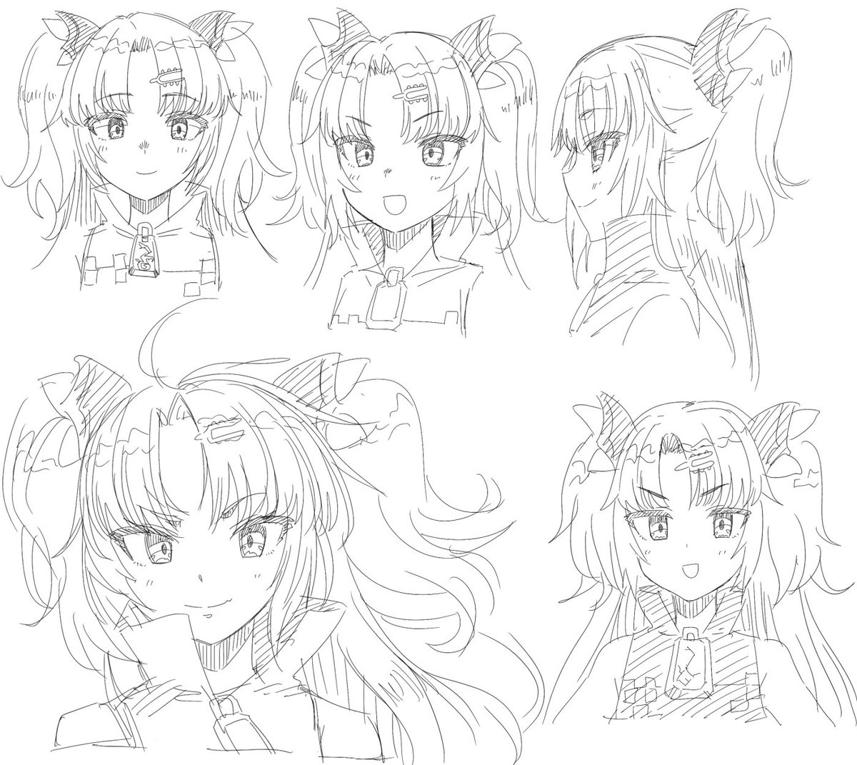 顔を可愛く描けるようになりたいから練習するぞ! 26 