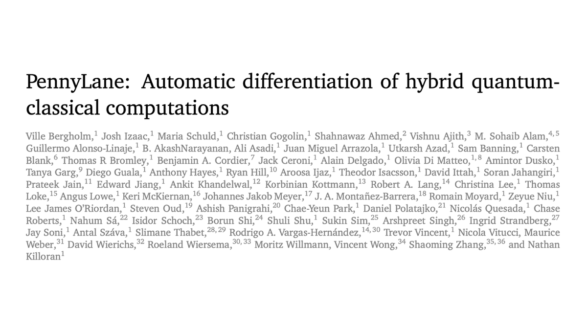 PennyLaneAI's tweet photo. It's almost PennyLane's 4th birthday 🎂 

There has been so much growth since 2018 🤯 

Although so much has changed, our core focus has remained the same:

To build a leading framework for differentiable programming of quantum computers.

https://t.co/VnbFgDpAuV

1/2 https://t.co/ZeMejMg39j