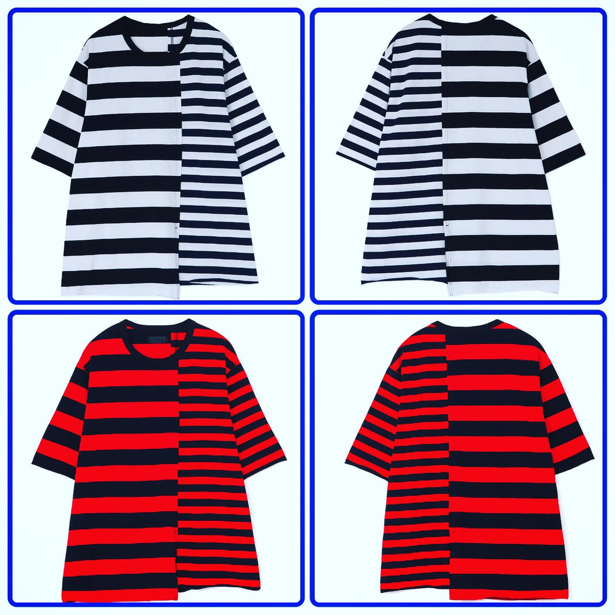 syte_etys's tweet photo. 【New arrival】Staggered Horizontal Stripes Asymmetry T
左右異なる幅のボーダーをドッキグ、black×navy red×black¥9,000+税◎奇跡的パフォーマンス実現!
#theshopyohjiyamamoto
#yohjiyamamoto
#syteyohjiyamamoto
#yohjiyamamotopourhomme
#ys #y3 #syte #ヨウジヤマモト
#borderT #ボーダーT https://t.co/UvHOpDLNYV