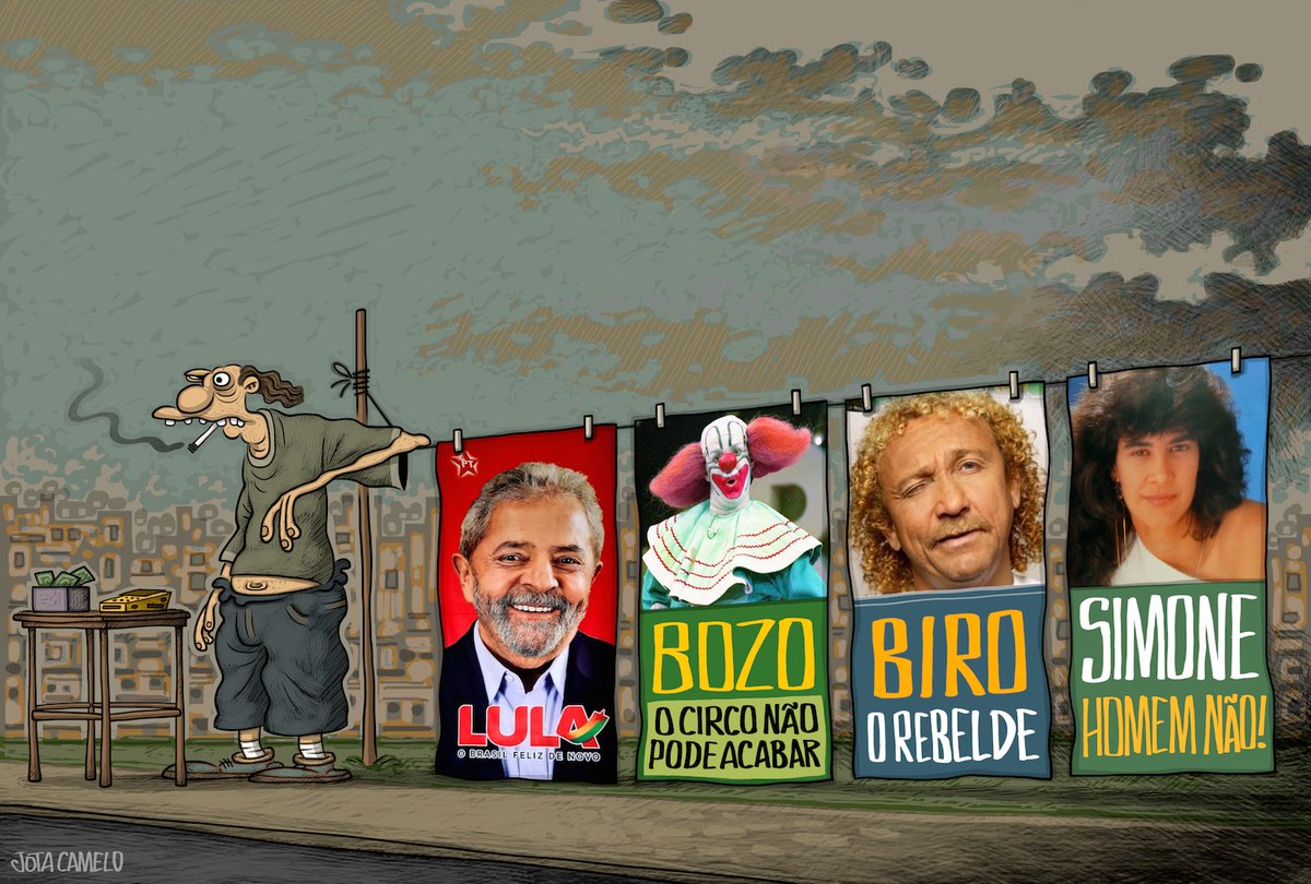 HumorPoliticobr's tweet photo. #biro #Bozo #candidaos #Charge #eleições2022 #homemnao #lula #ocirconaopodeacabar #orebelde #outubro #PropagandaEleitoral #simone #toalhas
https://t.co/gtYMlZ4UAy https://t.co/u4XGYeuoxD