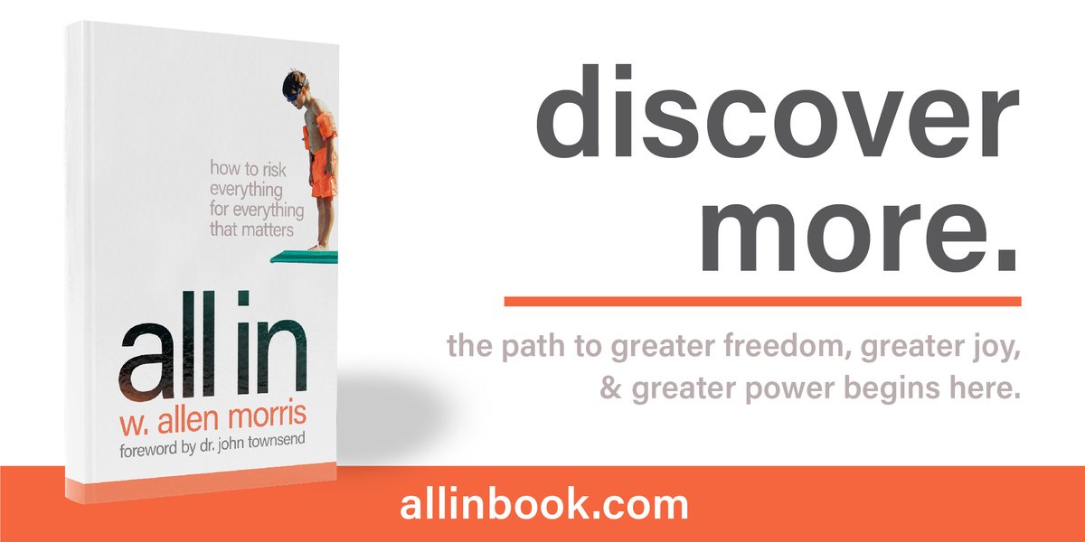 WAllenMorris's tweet image. All In is a freedom manual for hard-driving, success-oriented leaders who are ready to explore the terra incognita of their hidden self in order to find and experience the life they deeply want.

Order your copy today!
allinbook.com

#allinbook #allin #ordernow #newbook