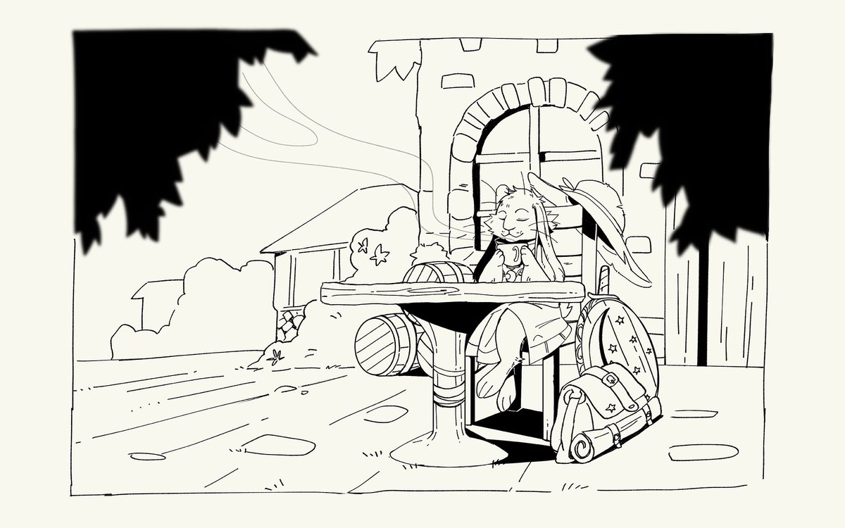 #Commission I did for <a href="/SerithTheSly/">Serith</a> ✨✨

.
.
#commissionme #myart #digitalart #illustration #character #rabbitart