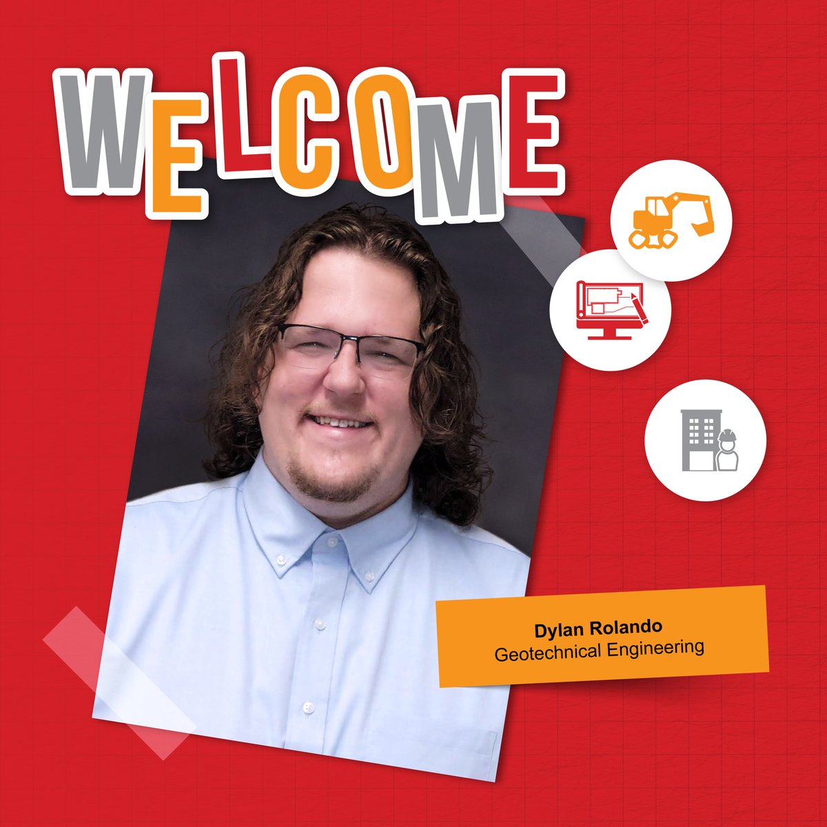 BarryIsettAssoc's tweet photo. Fresh out of college with a Master's degree in Civil Engineering with a Geotechnical focus, Dylan Rolando recently joined our Geotech Department in the Delaware Valley Office. We are so excited to see what he can bring to the Isett #team. #welcometoIsett #newhire https://t.co/O7ijjKT1x7