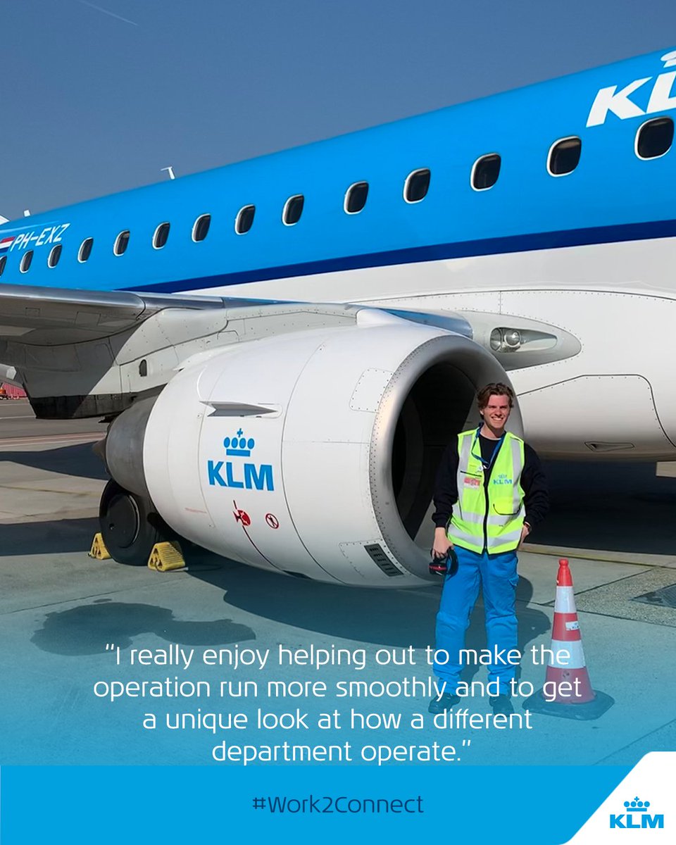 KLM tweet media